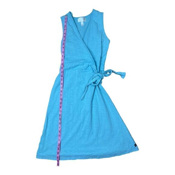 Matilda Jane Women's Size XS Wrap Dress Good Hart Flower Shop Tie Sleeveless - Picture 6 of 7